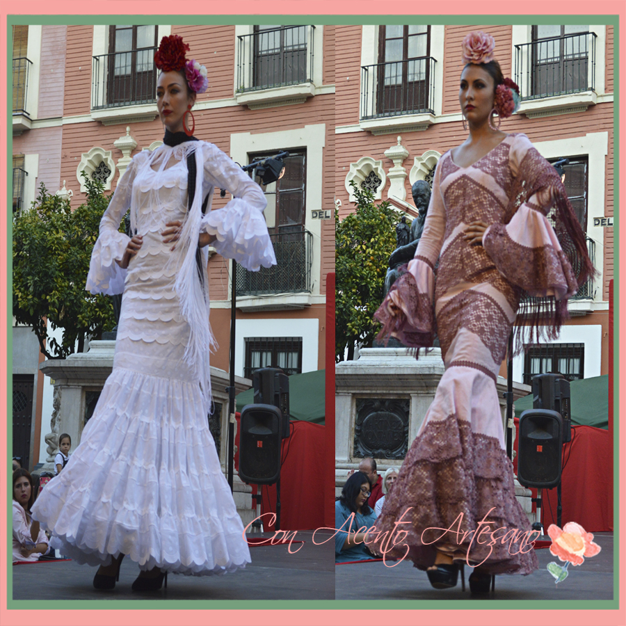 Bodoques en trajes de flamenca de Nuevo Montecarlo