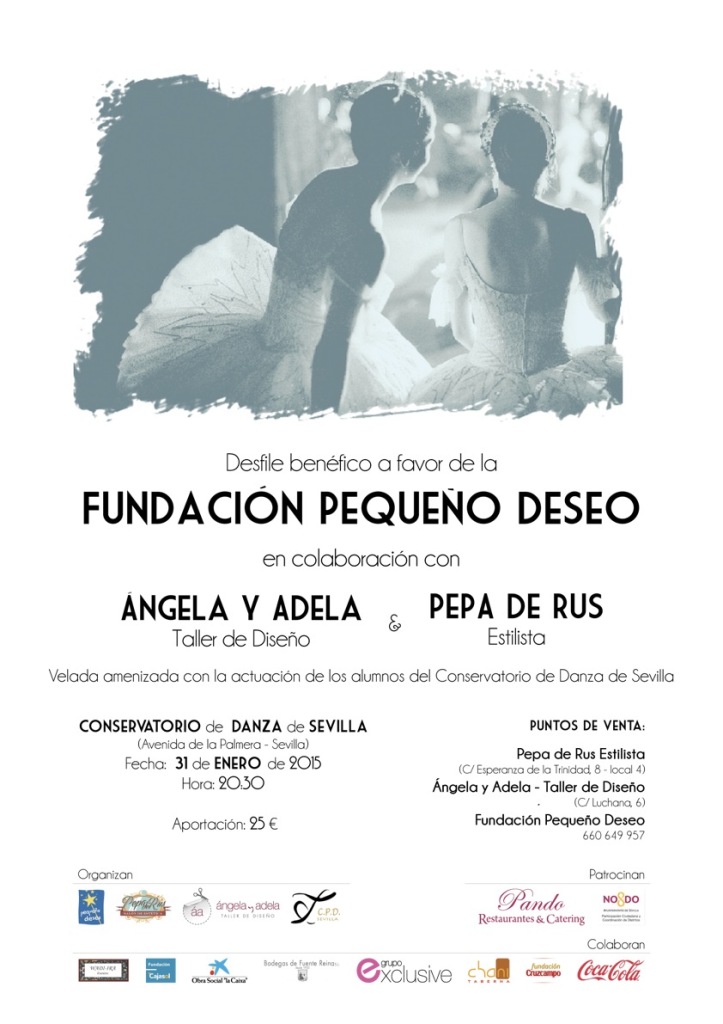Cartel Gala Benéfica Fundación Pequeño Deseo