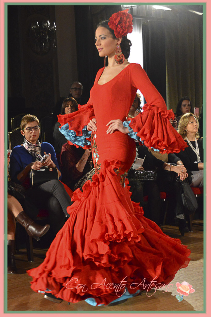 Pendientes flamenca Artepeinas para Viviana Iorio en We Love Flamenco 2015