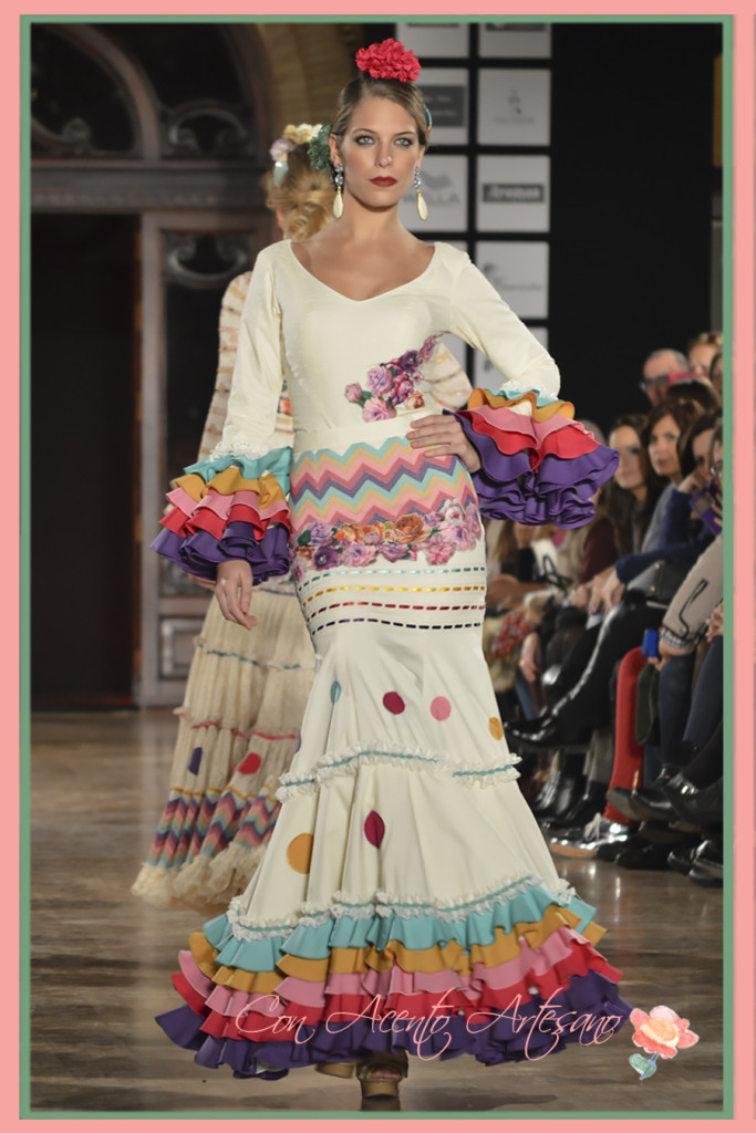 Traje de flamenca de dos piezas de El Ajolí 