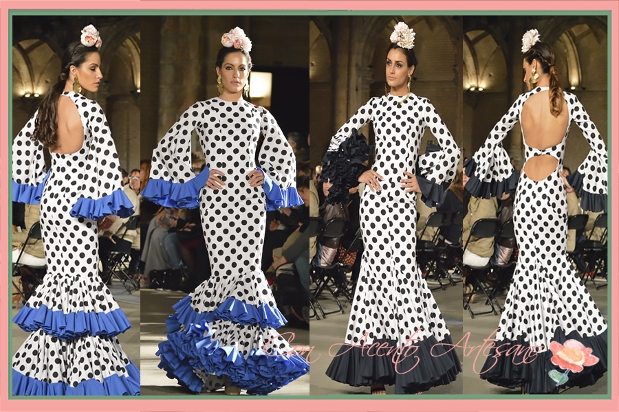 Trajes de flamenca de lunares de Juan Francisco Sánchez en Wappissima 2016