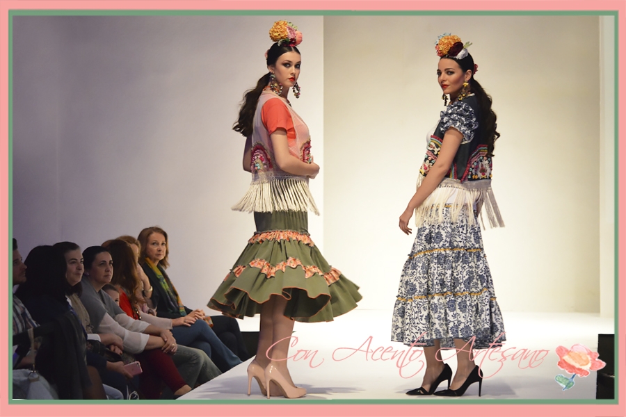 Propuestas rocieras de Carmen Fitz en Pasarela Doñana D'Flamenca