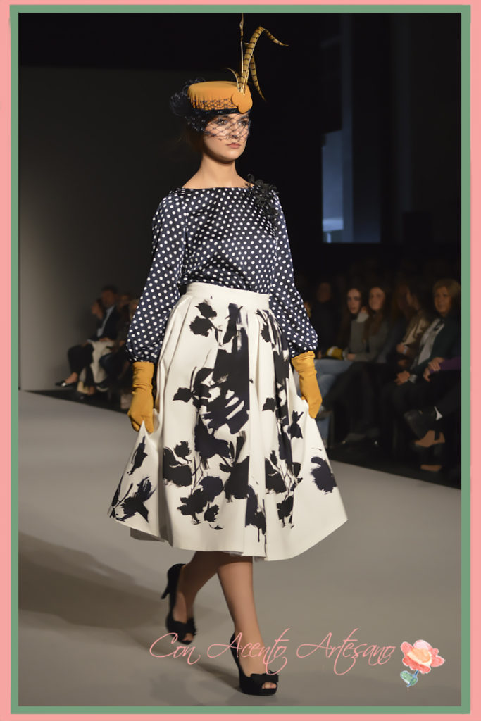 Lady like de topitos y flores de María Luisa Sánchez Palencia