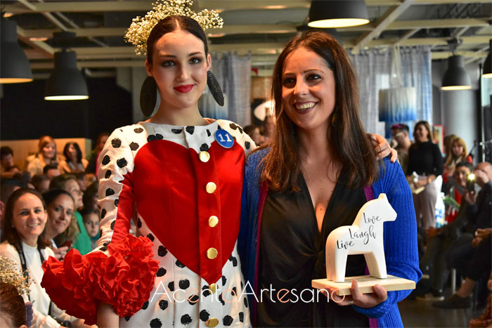 Almudena Ross ganadora del Certamen Moda Flamenca IKEA Sevilla 2019