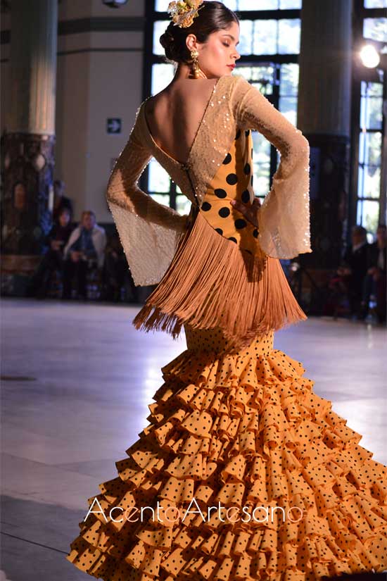 Traje de flamenca de Laura Díez Romero