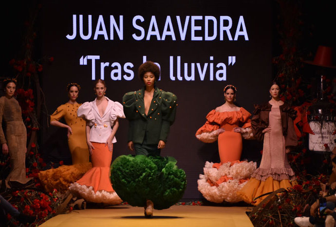 Juan Saavedra ganador Certamen Diseñadores Noveles Pasarela Flamenca Jerez Tío Pepe 2020